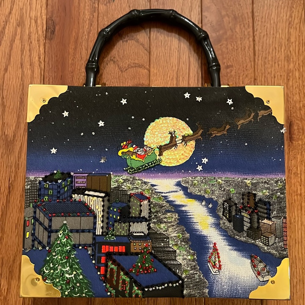Braciani Christmas Cigar Box Purse